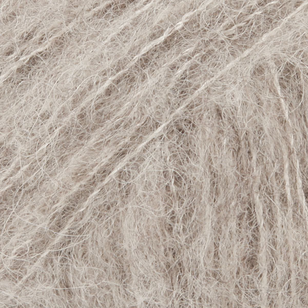 Пряжа DROPS Brushed Alpaca Silk 02 Світло-сірий - Зображення 3