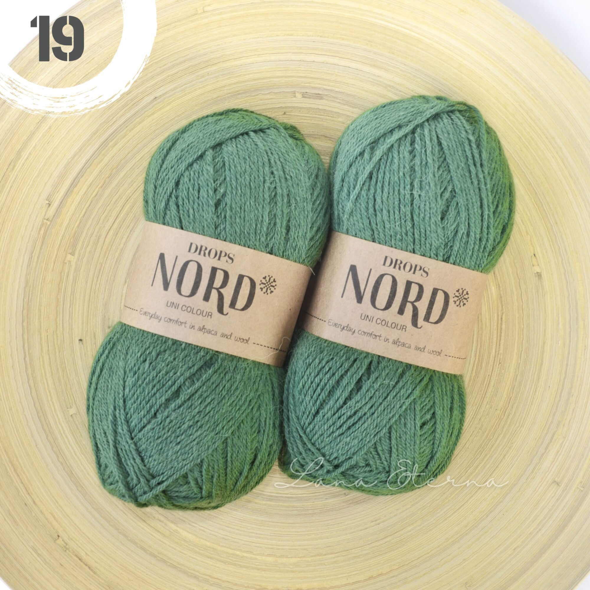 Пряжа DROPS Nord 19 Зелений ліс