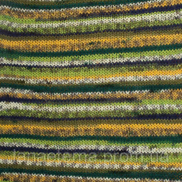 Пряжа DROPS Fabel 542 Зелений принт - Зображення 2