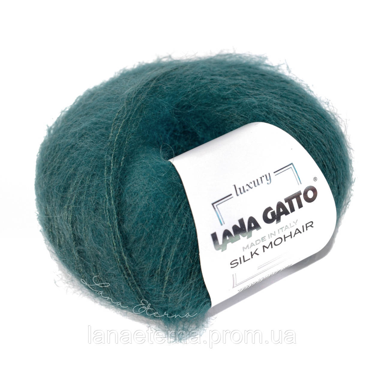 Пряжа Lana Gatto Silk Mohair 30486 Північне море – Lana Eterna