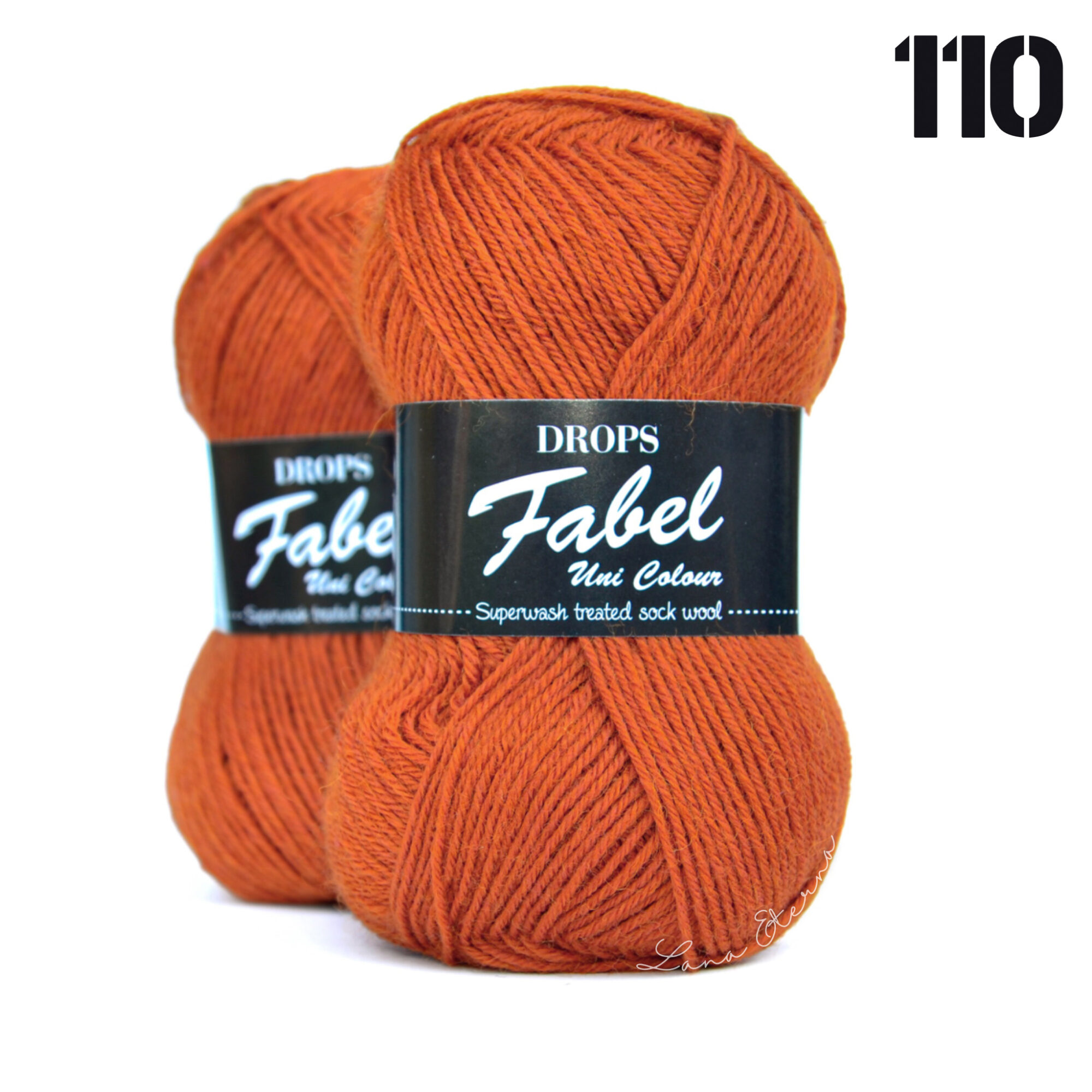 Пряжа DROPS Fabel 110 Рудий