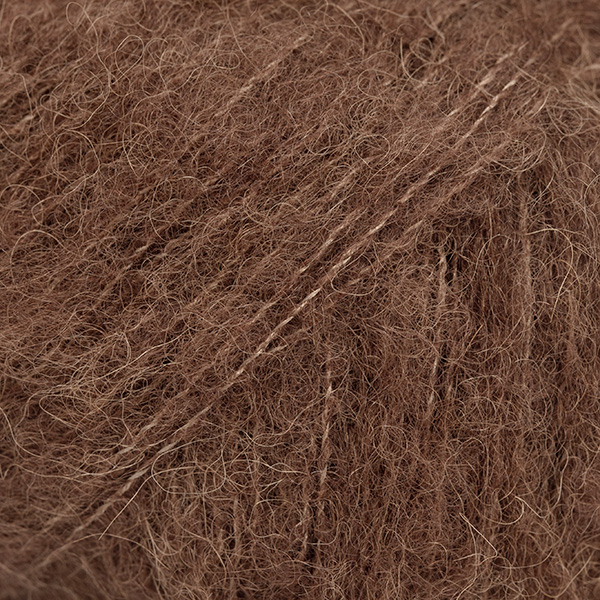 Пряжа DROPS Brushed Alpaca Silk 38 Шоколад - Зображення 2