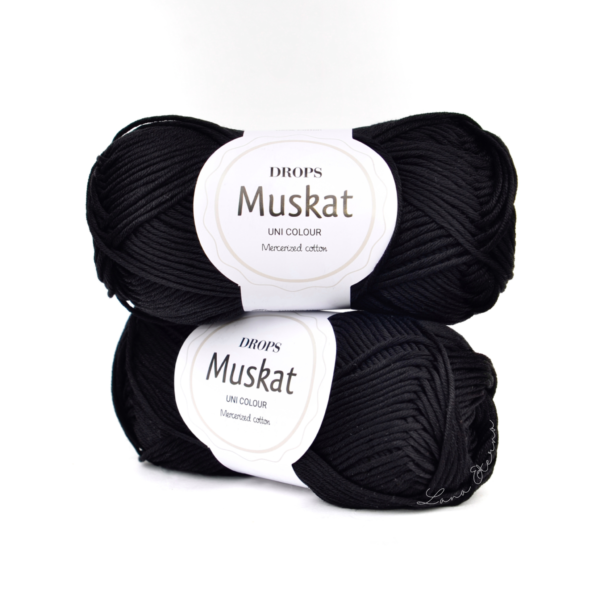Пряжа Drops Muskat 17 Чорний