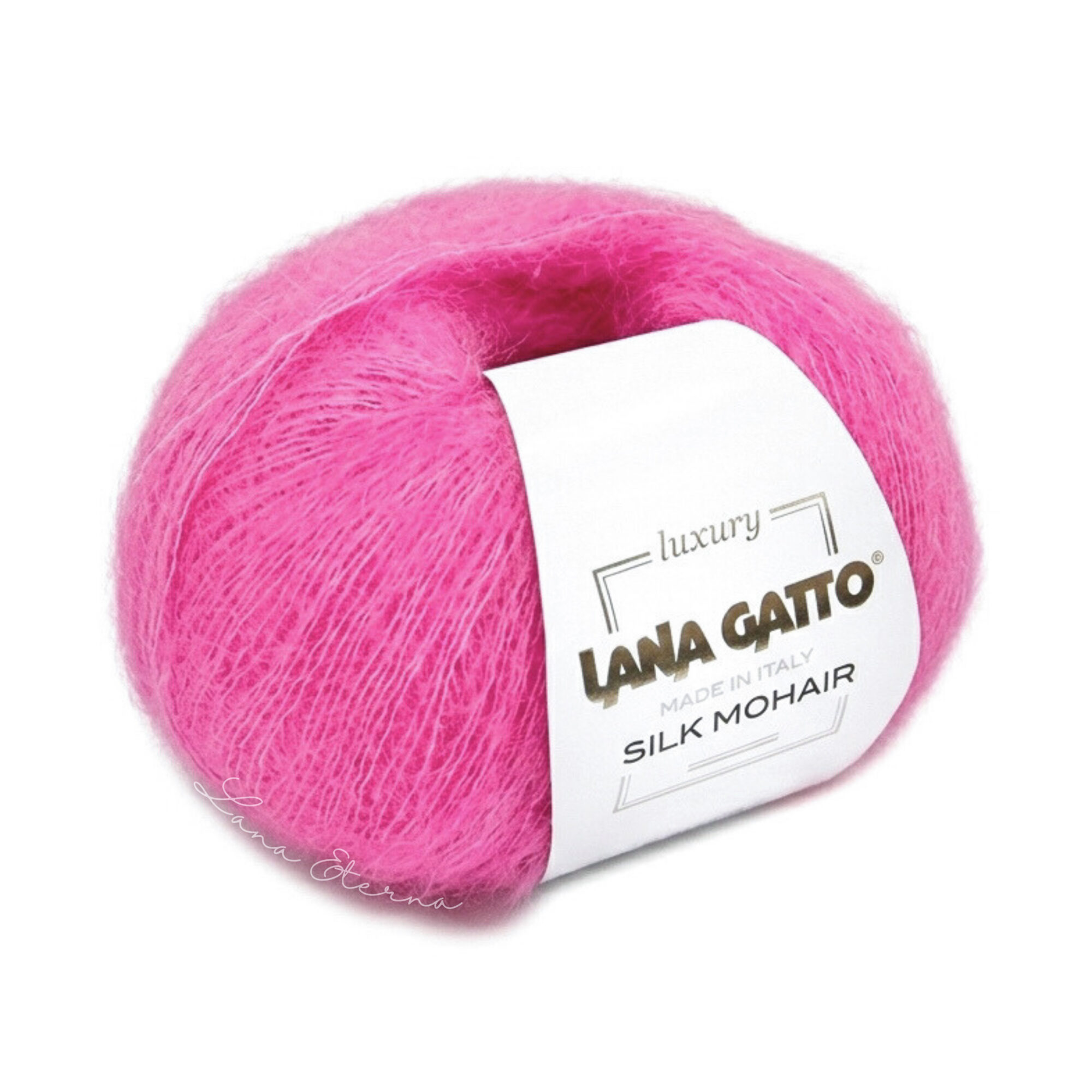 fuchsia pink wool yarn bool