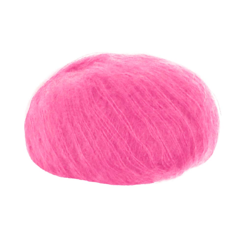 Пряжа Lana Gatto Silk Mohair A3088 Фуксія неон